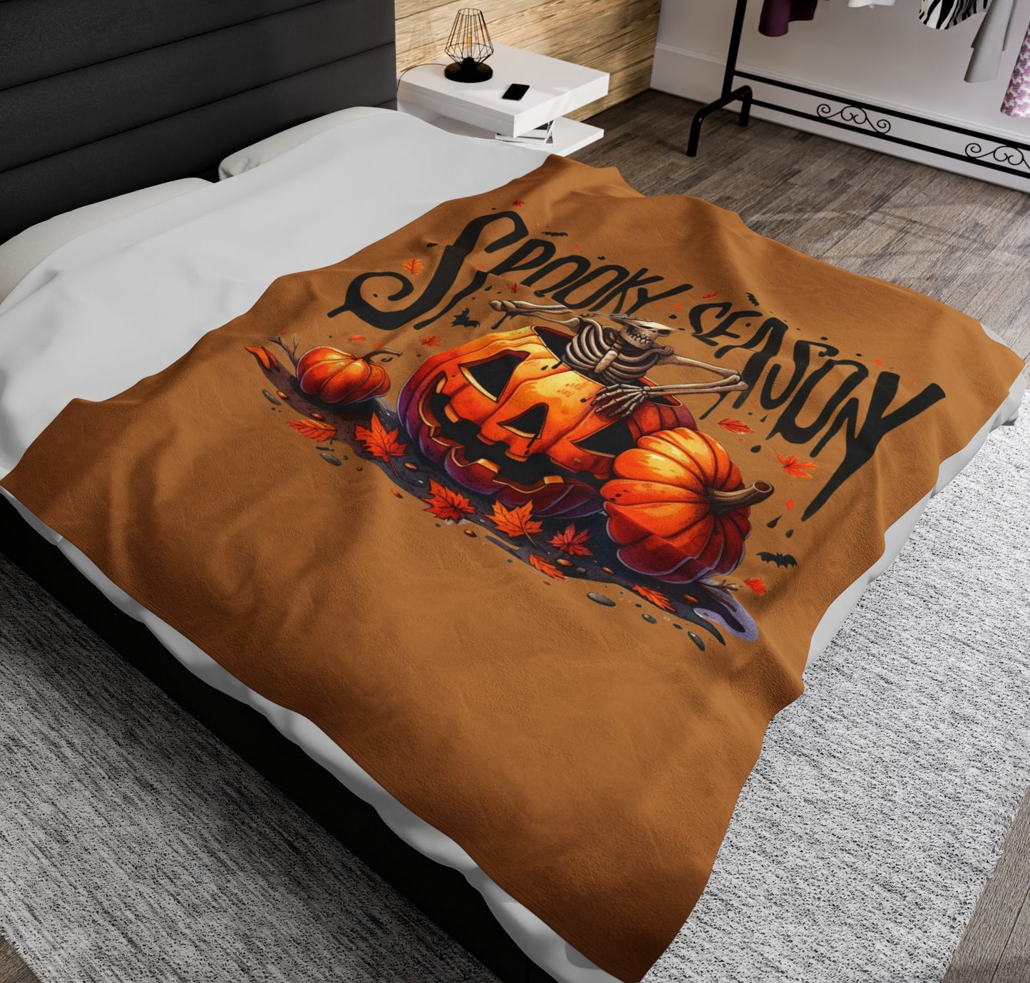 Throw, Hallowe'en, Velveteen Plush, Blanket