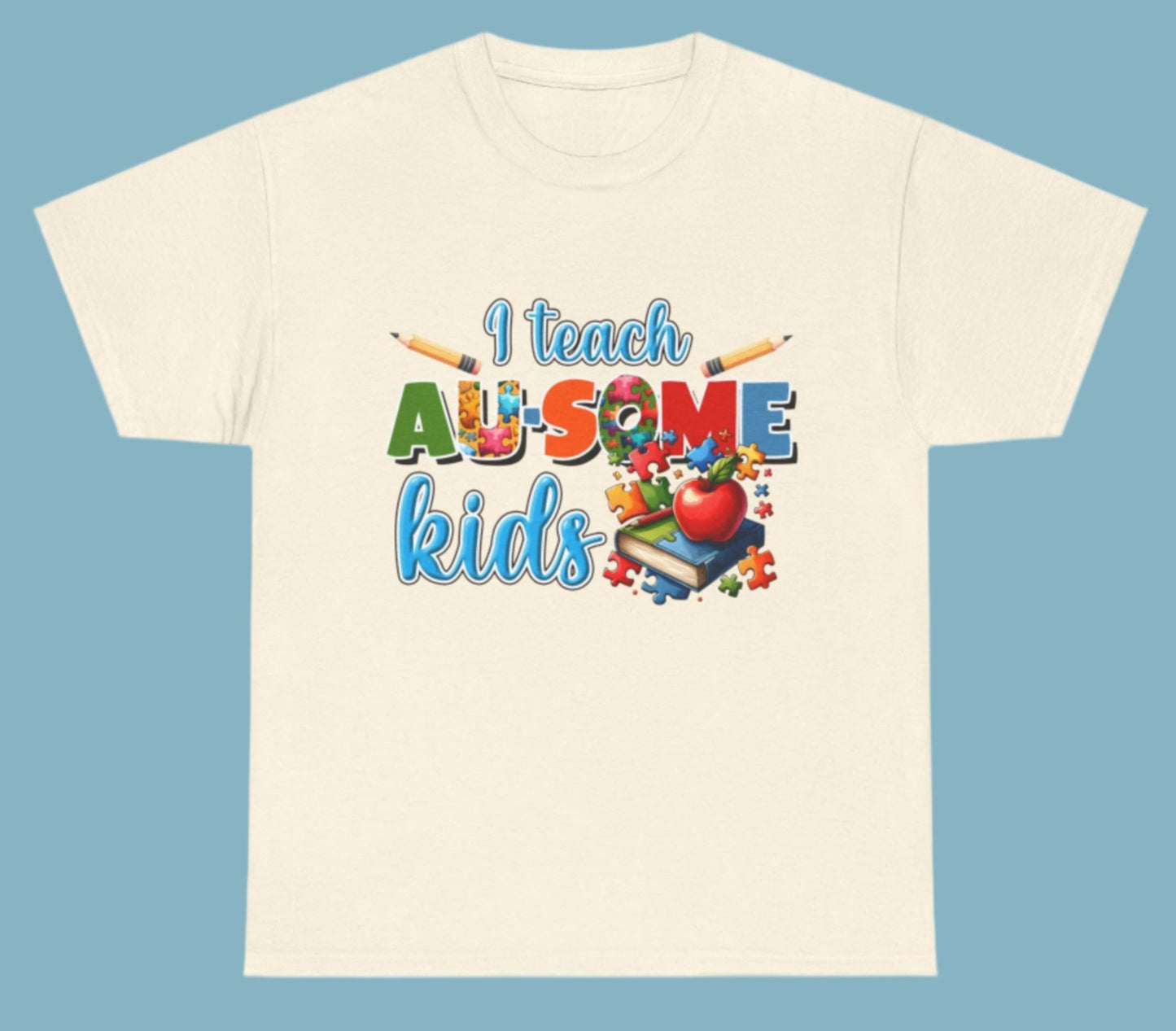 T-shirt, Teacher, Autism, Cotton Tee