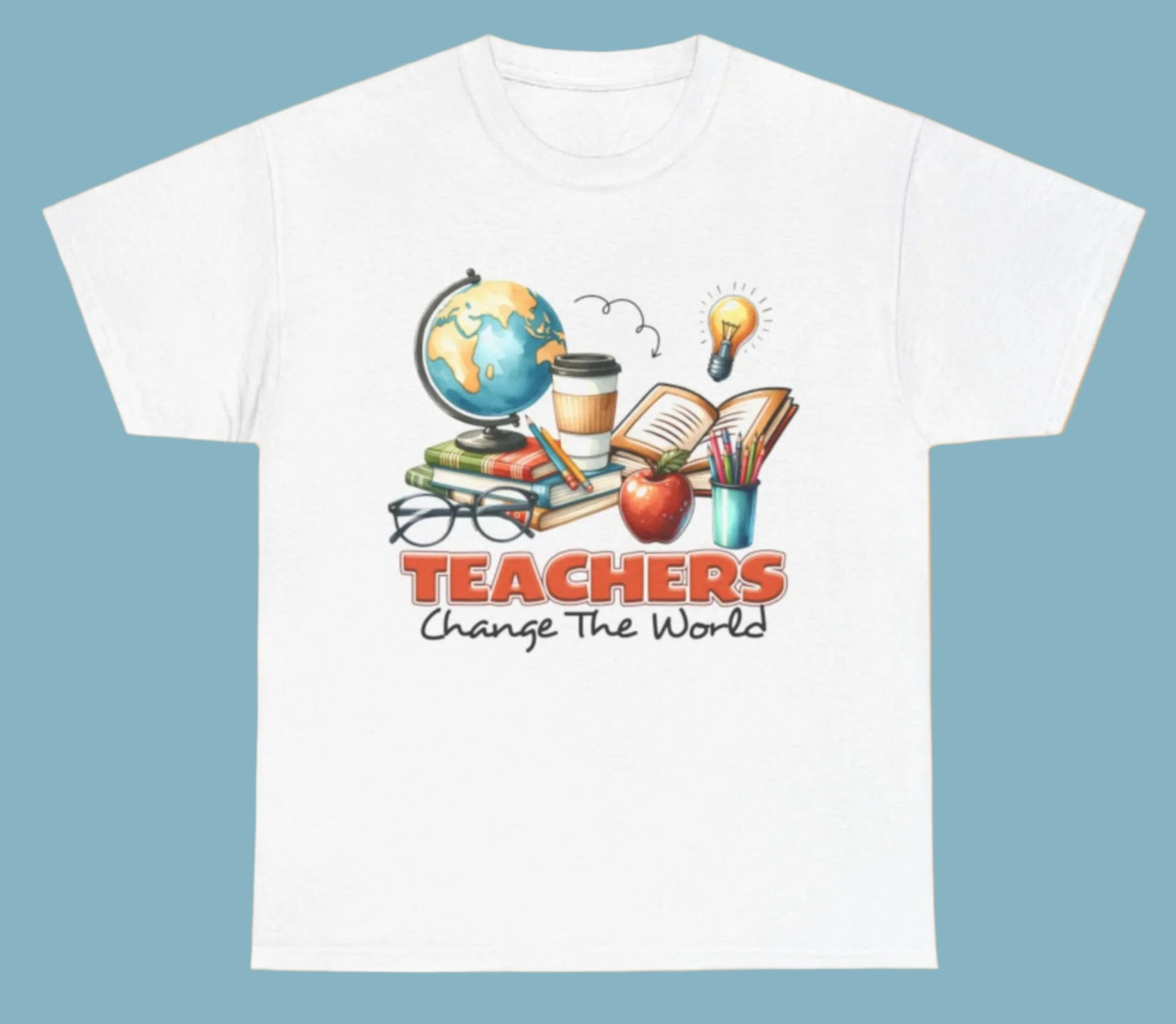 T-shirt, School, Teacher, Cotton Tee