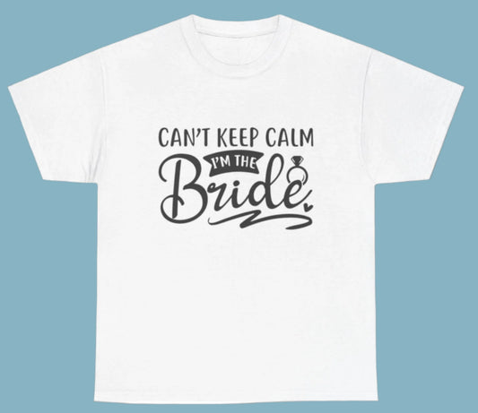 T-shirt, Bride, Cotton Tee