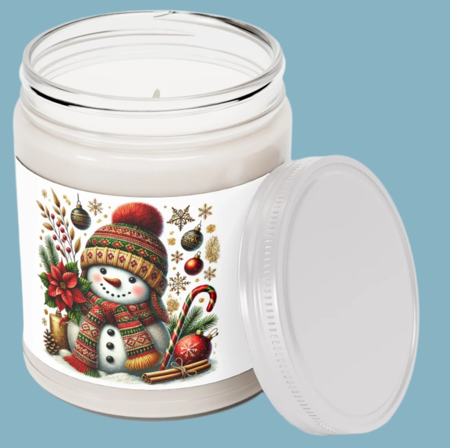 Candle, Jar, Christmas, Winter, Scented
