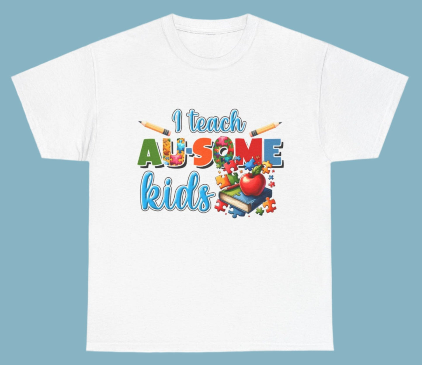 T-shirt, Teacher, Autism, Cotton Tee