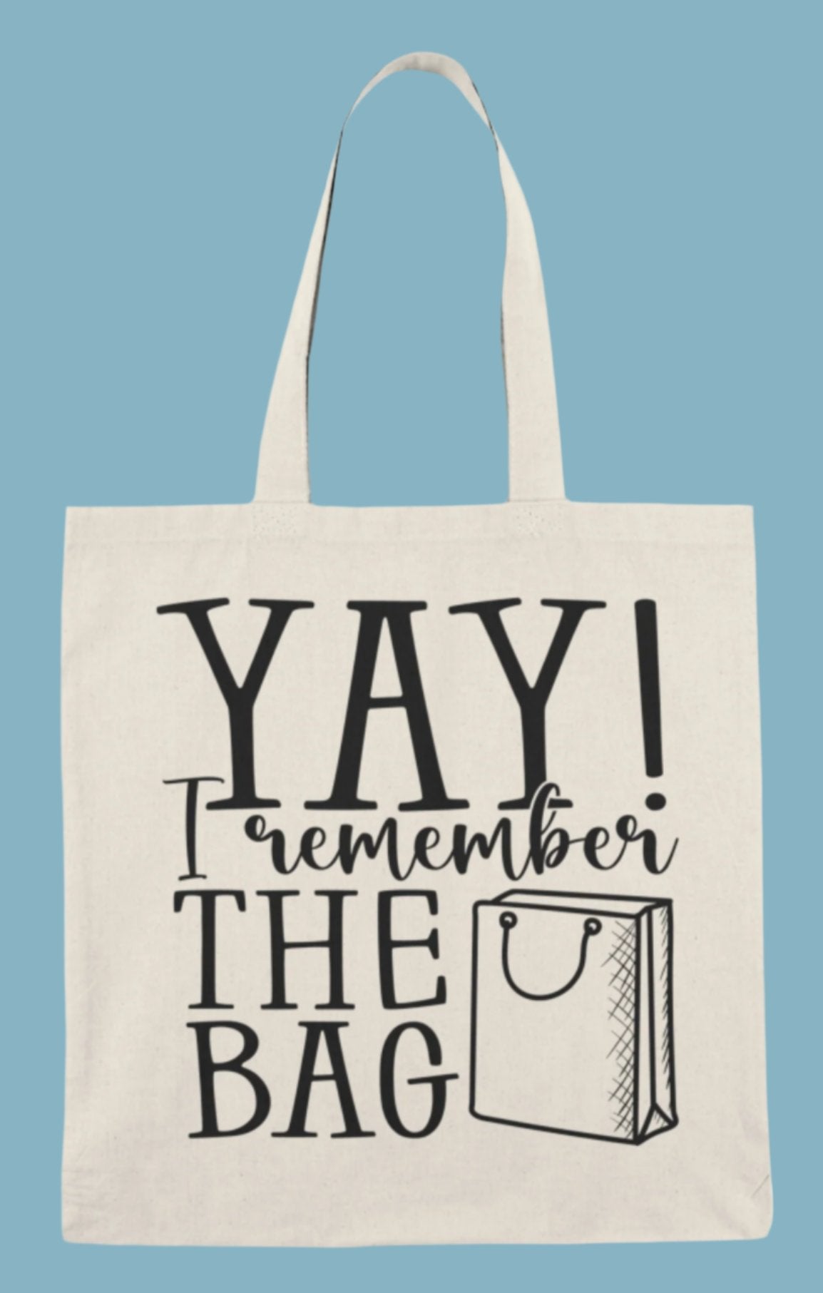 Shopping Bag, Canvas, Natural, Tote, Carry All