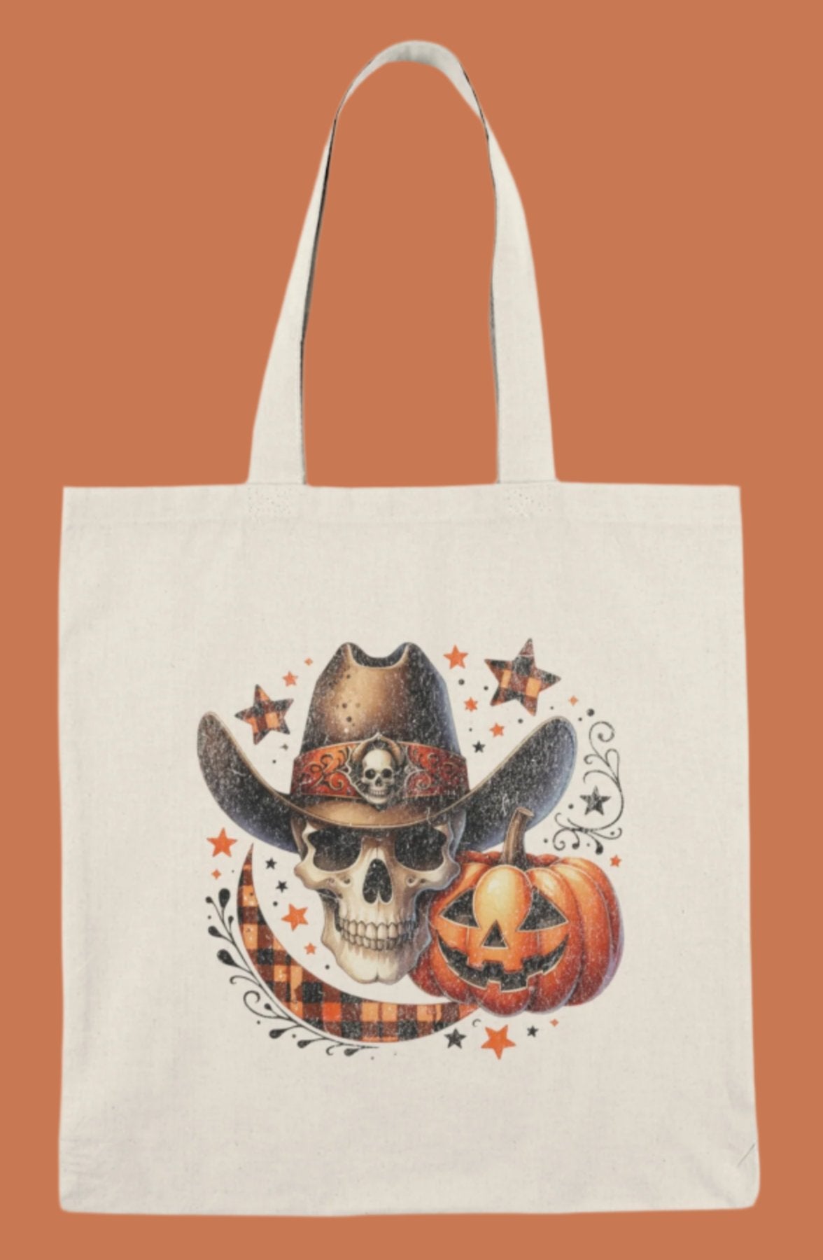 Tote, Hallowe'en, Canvas Bag, Natural, Shopping Bag