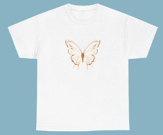 T-shirt, Butterfly, Cotton Tee