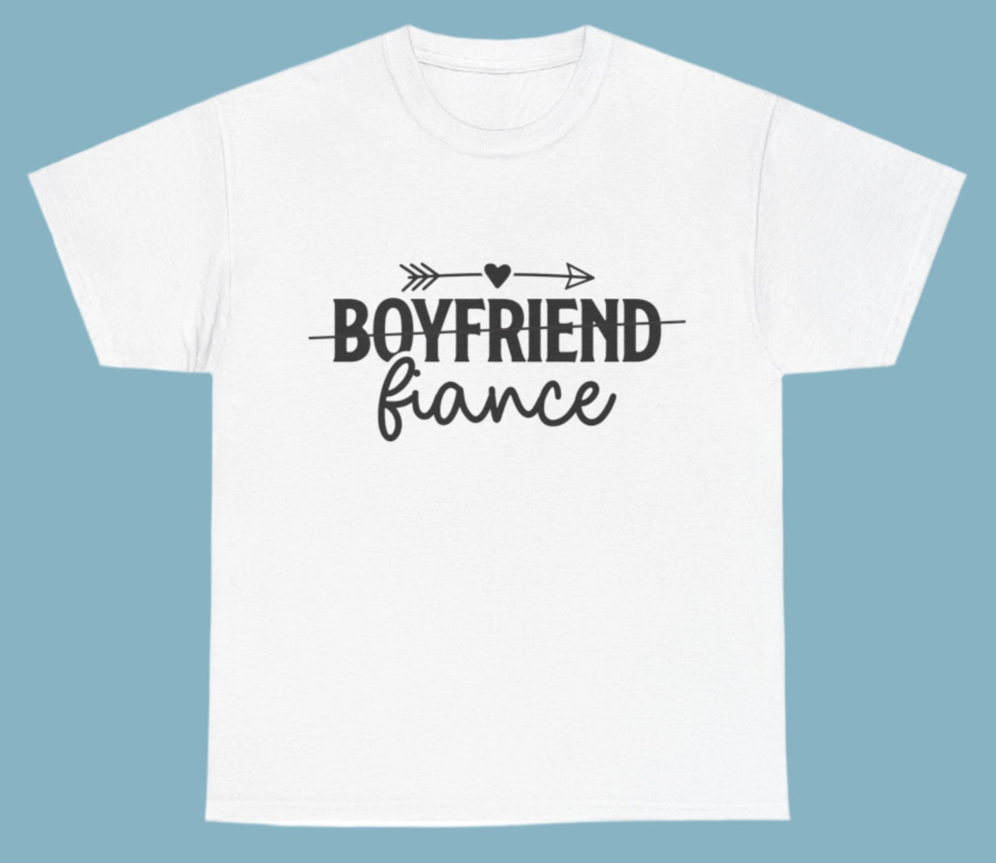 T-shirt, Fiance, Cotton Tee