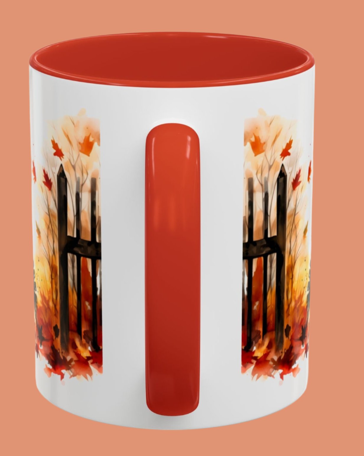 Tea Cup, Autumn, Accent Coffee Mug (11, 15oz)