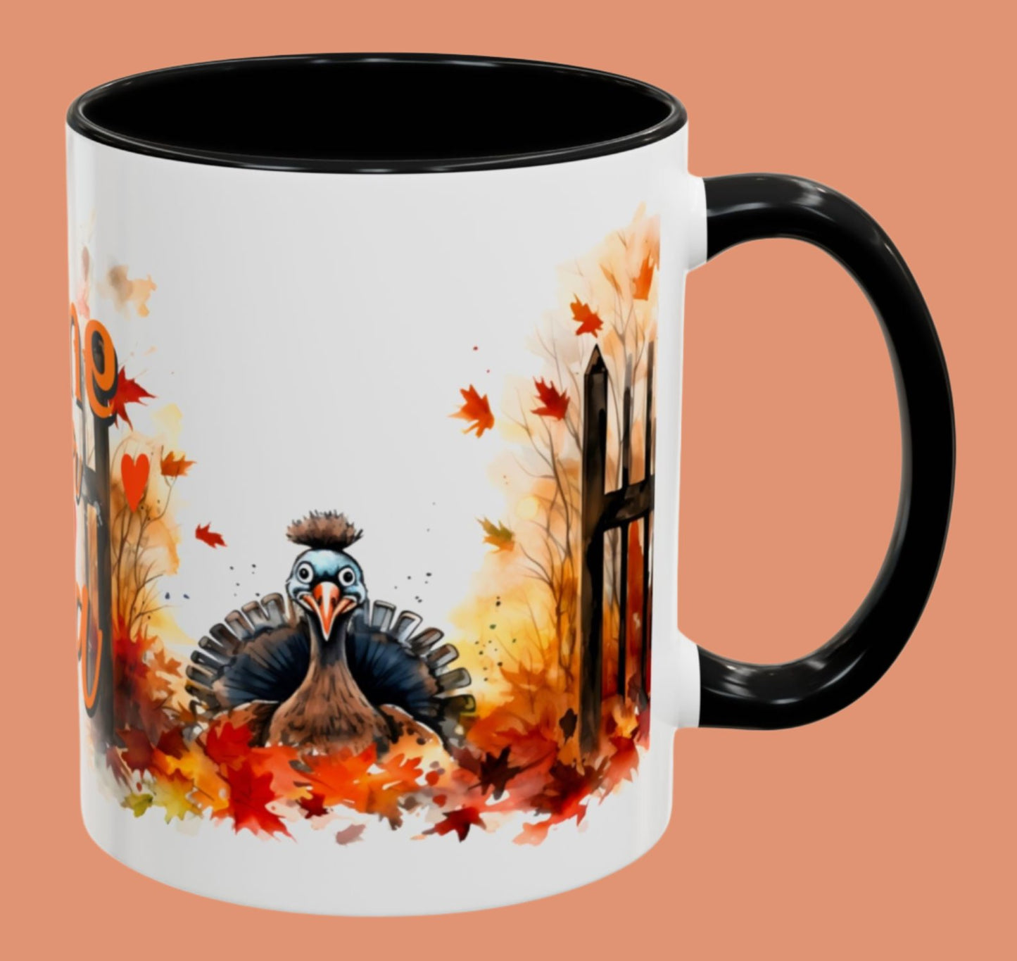 Tea Cup, Autumn, Accent Coffee Mug (11, 15oz)