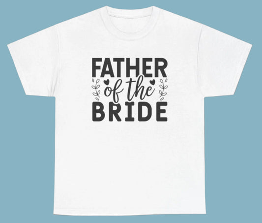 T-shirt, Bride Father, Cotton Tee