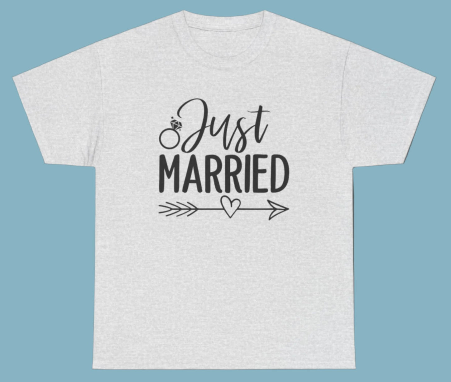 T-shirt, Just Married, Cotton Tee