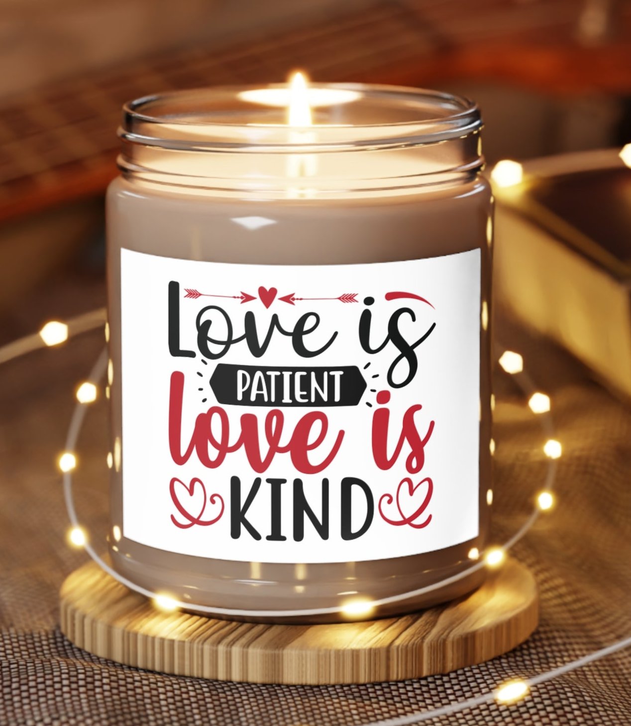 Candle, Jar, Love Is, Scented