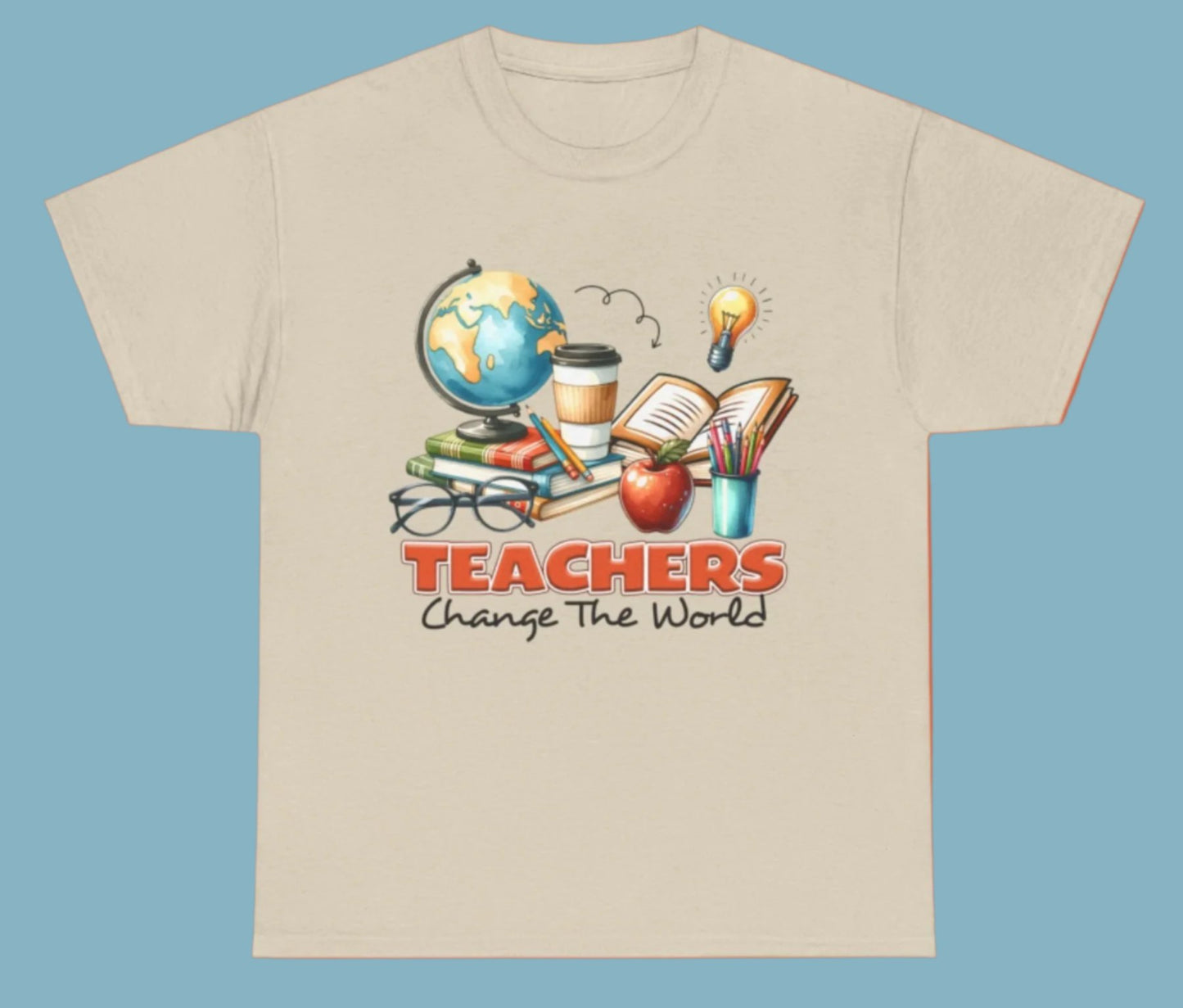 T-shirt, School, Teacher, Cotton Tee