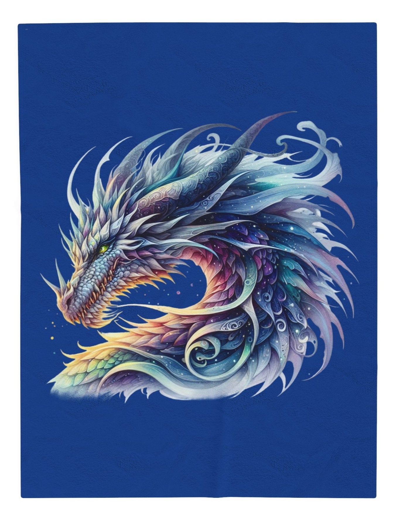 Throw, Dragon, Velveteen Plush, Blanket