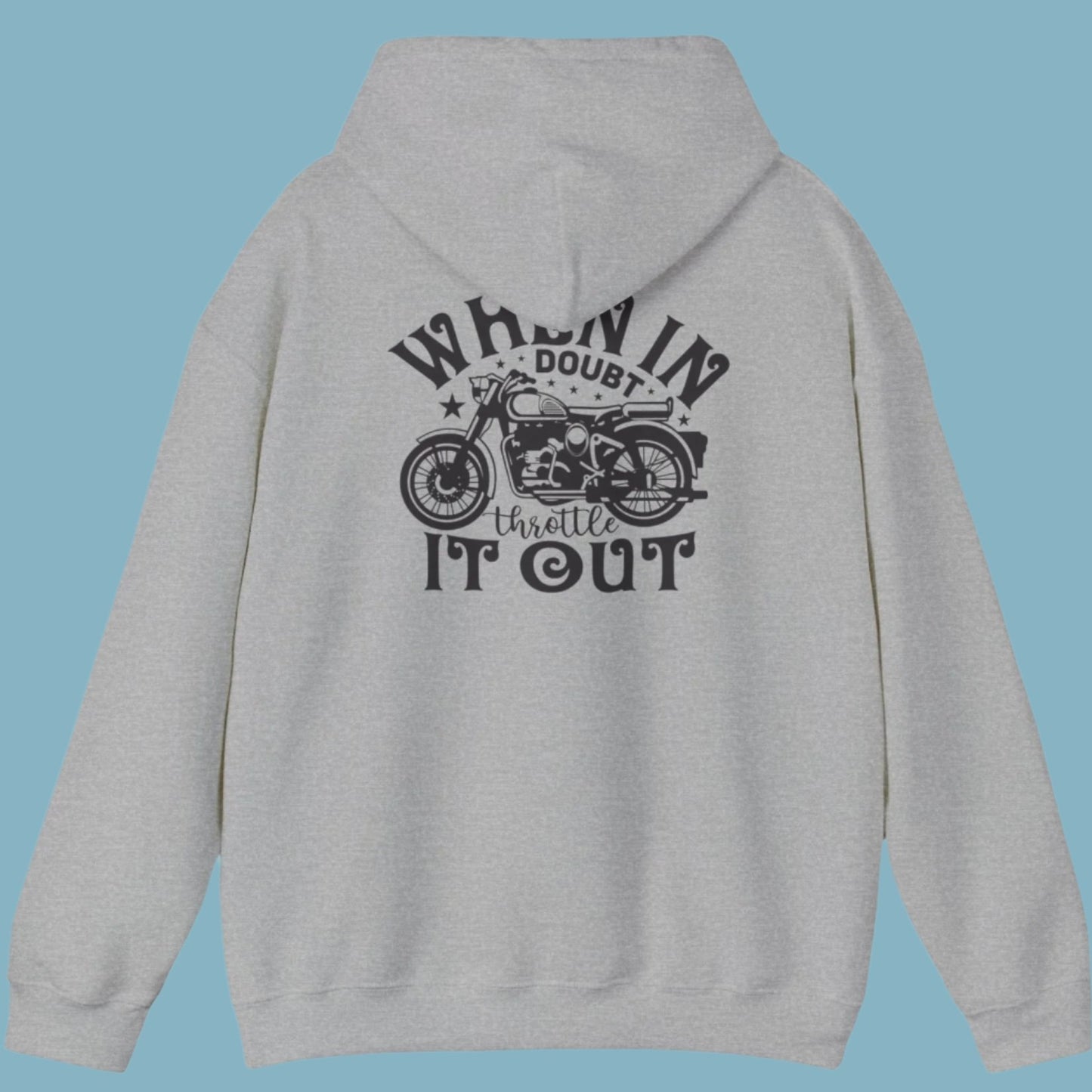 Hoodie, Biker, Hooded Sweatshirt