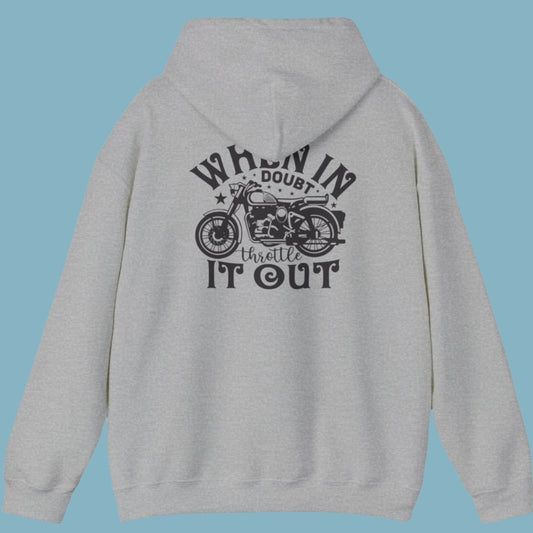 Hoodie, Biker, Hooded Sweatshirt