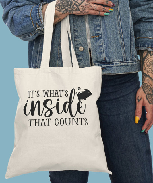 Shopping Bag, Canvas, Natural, Tote, Carry All