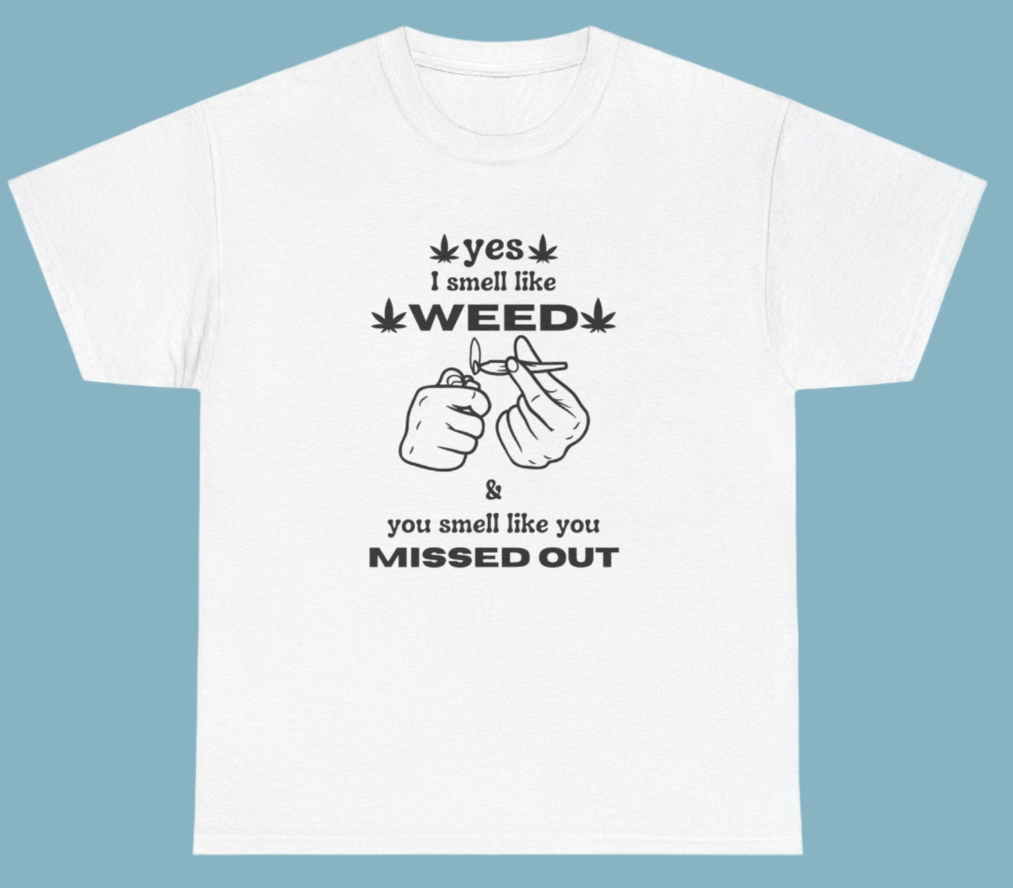 T-shirt, Weed, Cotton Tee