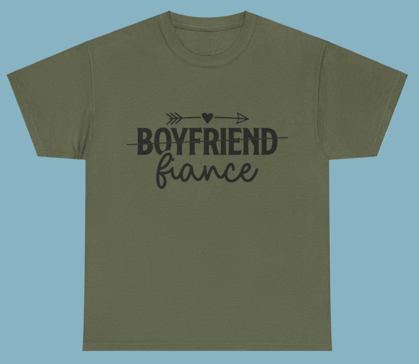 T-shirt, Fiance, Cotton Tee